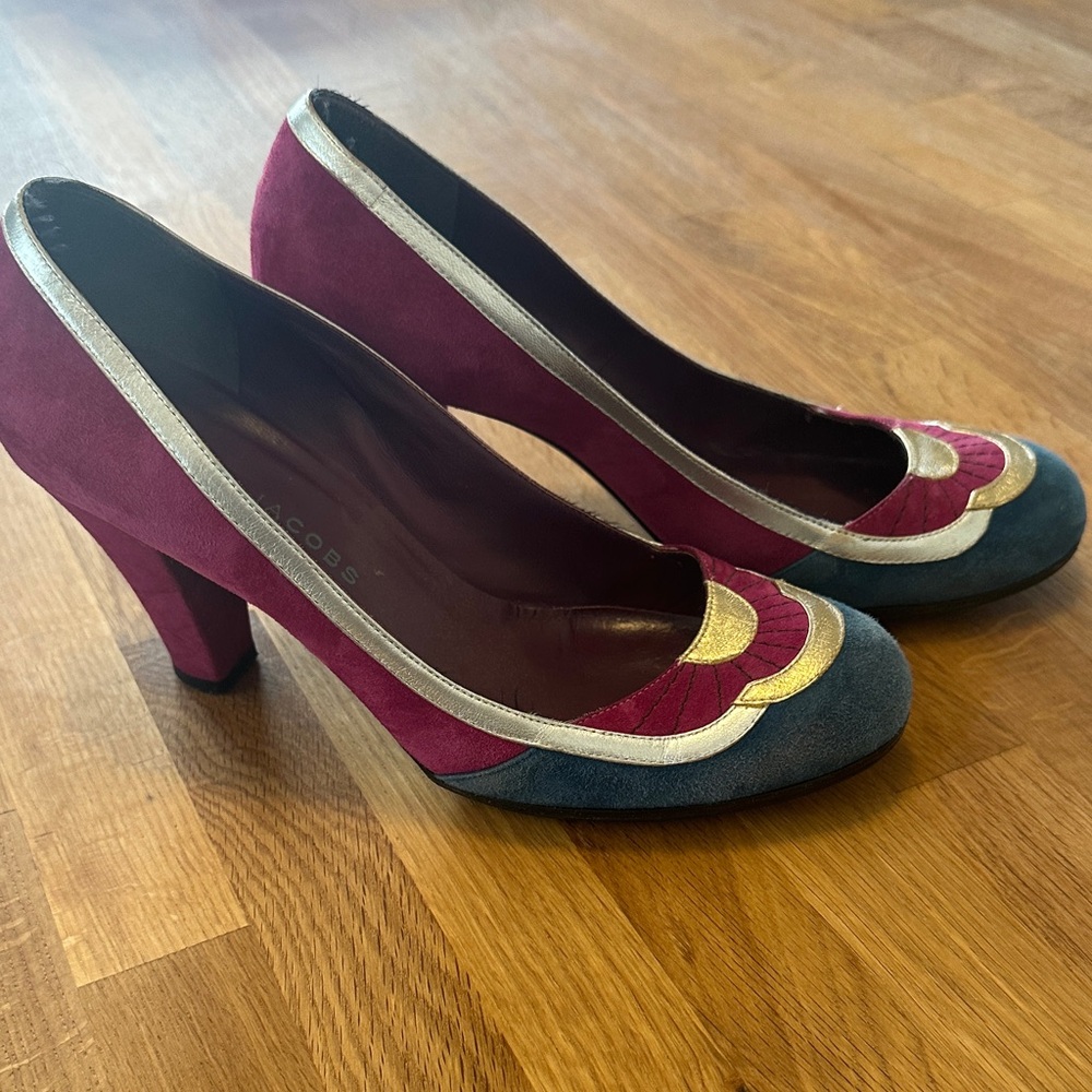 Marc Jacobs Vintage Art Deco Heels size 37.5